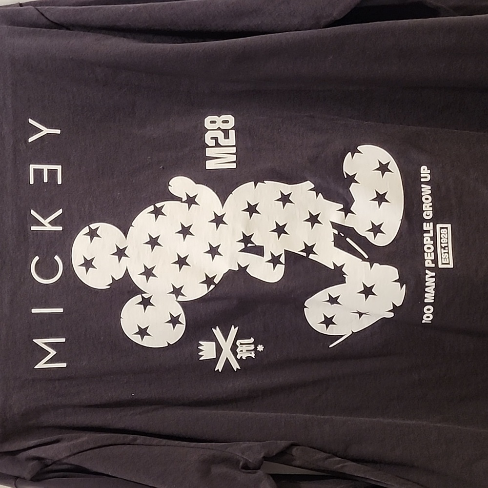 Disney × Neff Long Sleeve Black and White Mickey Shirt